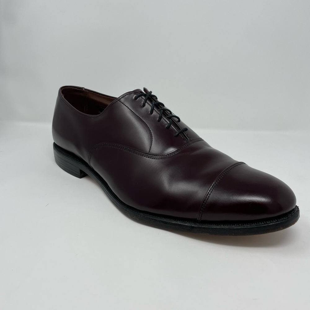 Allen Edmonds Park Avenue Cap-Toe Oxford Dress Shoes - Size 12, Burgundy